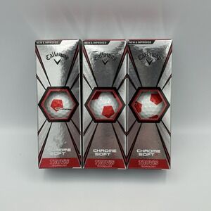Callaway Chrome Soft Truvis Technology New And Improved Golf Balls 3 Packs